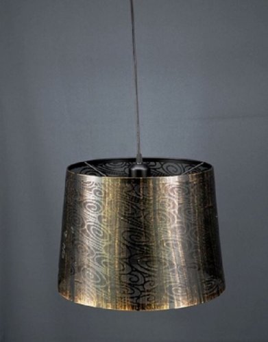 Светильник подвесной (Люстра) Мелодия Света Вихри 220В E27 Черное золото картинка 